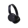 JVC HA-S36W-A-U draadloze hoofdtelefoon, Bluetooth, multipoint, 35 uur speeltijd, ingebouwde microfoon, USB-C, blauw