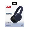 JVC HA-S36W-A-U draadloze hoofdtelefoon, Bluetooth, multipoint, 35 uur speeltijd, ingebouwde microfoon, USB-C, blauw