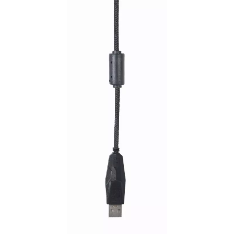 Gembird MUS-UL-02 verlichte USB-muis, 6 knoppen, zwart