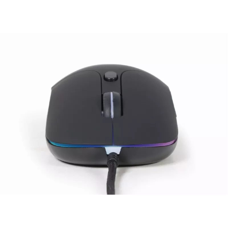 Gembird MUS-UL-02 verlichte USB-muis, 6 knoppen, zwart