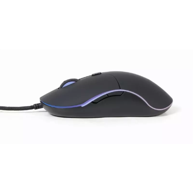 Gembird MUS-UL-02 verlichte USB-muis, 6 knoppen, zwart