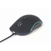 Gembird MUS-UL-02 verlichte USB-muis, 6 knoppen, zwart
