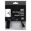 Mini DisplayPort naar HDMI-kabel Gembird A-MDPM-HDMIF4K-01 0,15 m, 4K, zwart