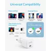 Oplader Anker PowerPort III universeel wit AC snelladen binnen