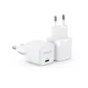 Oplader Anker PowerPort III universeel wit AC snelladen binnen