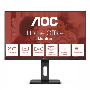AOC E3 27E3QAF computermonitor 68,6 cm (27 inch) 1920 x 1080 pixel Full HD LED zwart