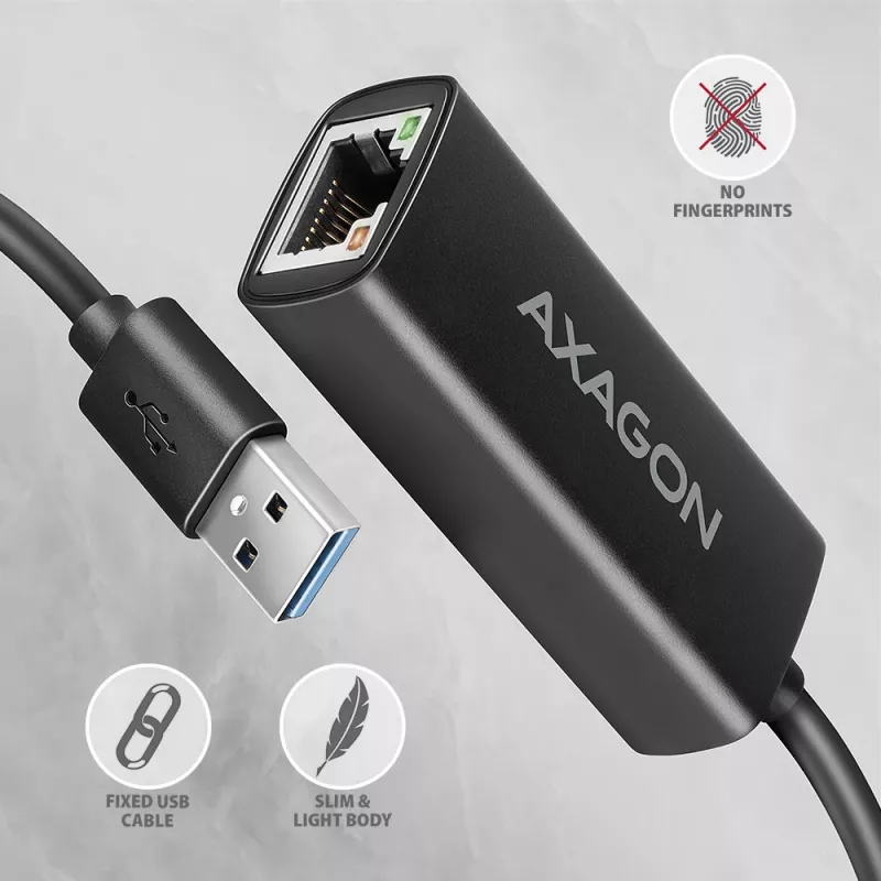 Axagon ADE-AR USB-A 3.2 Gen 1 - Gigabit Ethernet-adapter, Realtek 8153