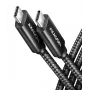 USB-kabel Axagon BUCM4X-CM10AB USB4 Gen 3x2 1m zwart