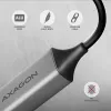 Axagon ADE-TXCA USB-C + USB-A 3.2 Gen 1 - Gigabit Ethernet-adapter, Asix AX88179