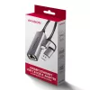 Axagon ADE-TXCA USB-C + USB-A 3.2 Gen 1 - Gigabit Ethernet-adapter, Asix AX88179