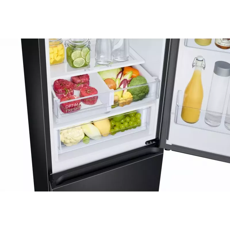 Koel-vriescombinatie Samsung RB34C675EBN 350L, energie-efficiëntieklasse E