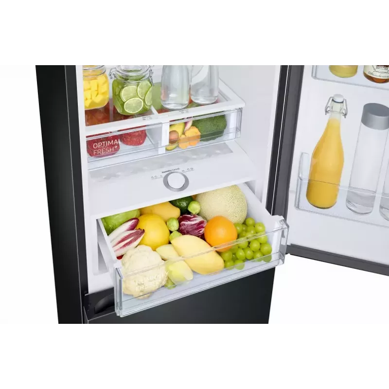 Koel-vriescombinatie Samsung RB34C675EBN 350L, energie-efficiëntieklasse E