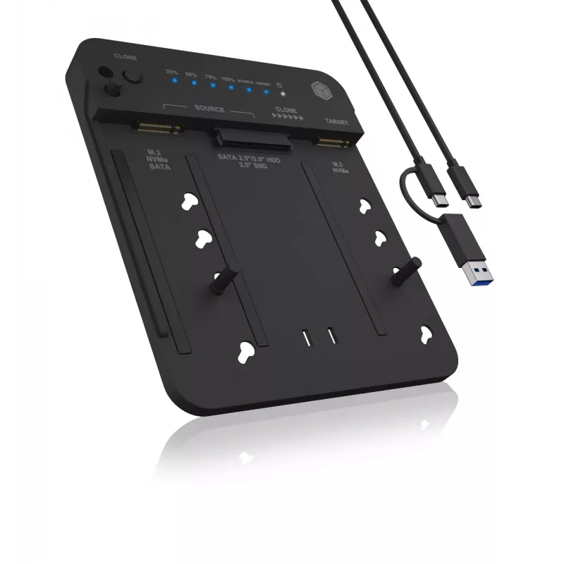 ICY BOX IB-2913MCL-C31 USB 3.2 Gen 2 (3.1 Gen 2) Type-C zwart