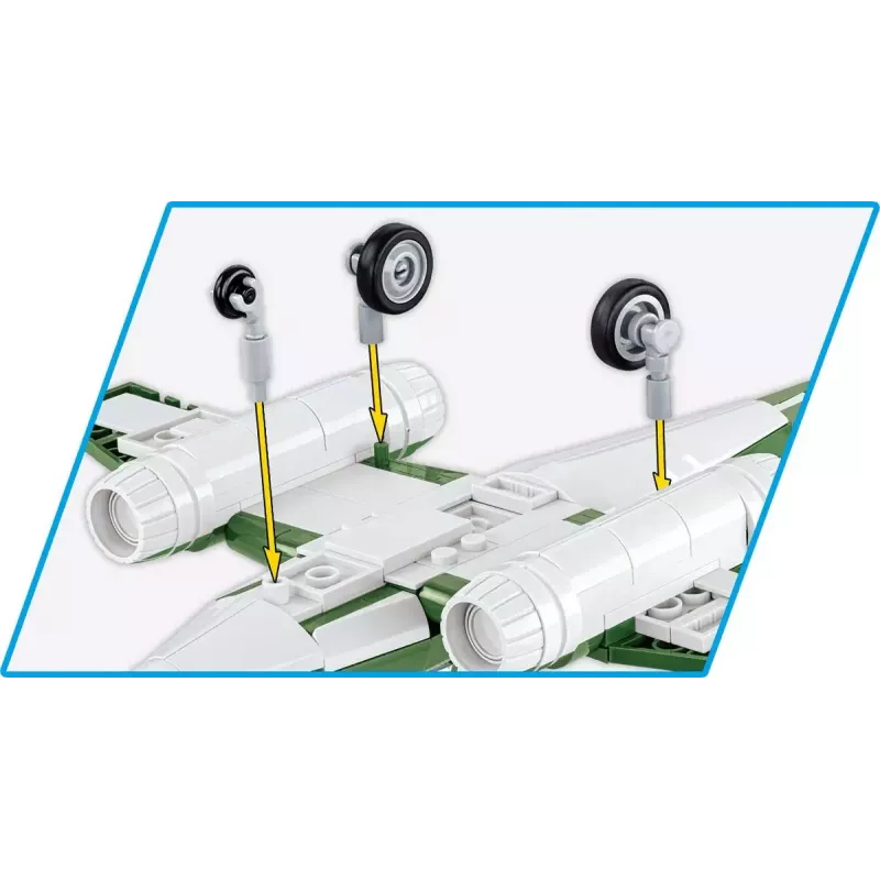 Constructiespeelgoed Cobi Messerschmitt Me 262 modelbouwpakket 500 onderdelen