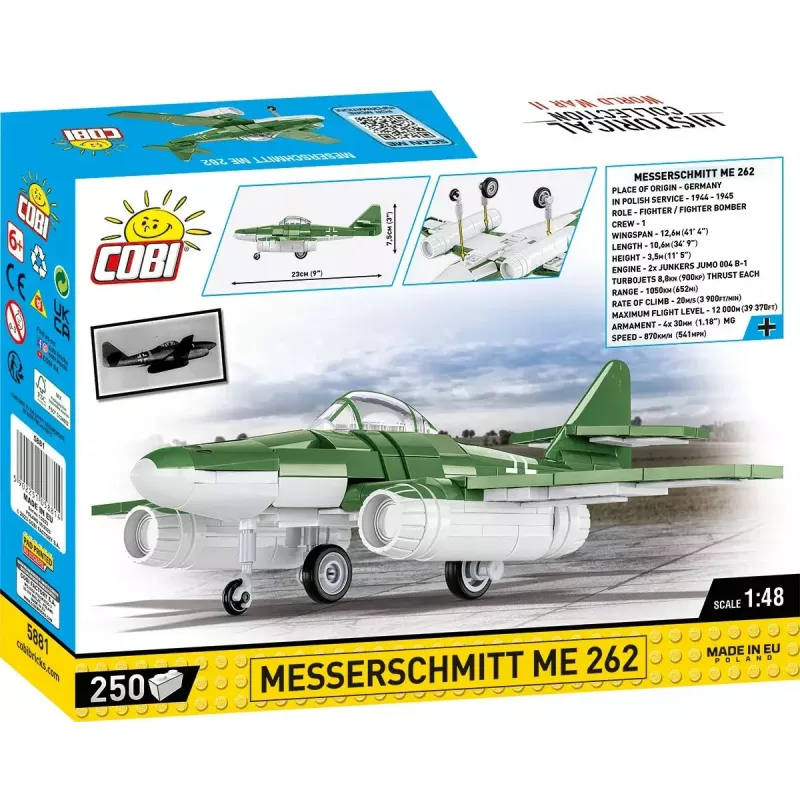 Constructiespeelgoed Cobi Messerschmitt Me 262 modelbouwpakket 500 onderdelen