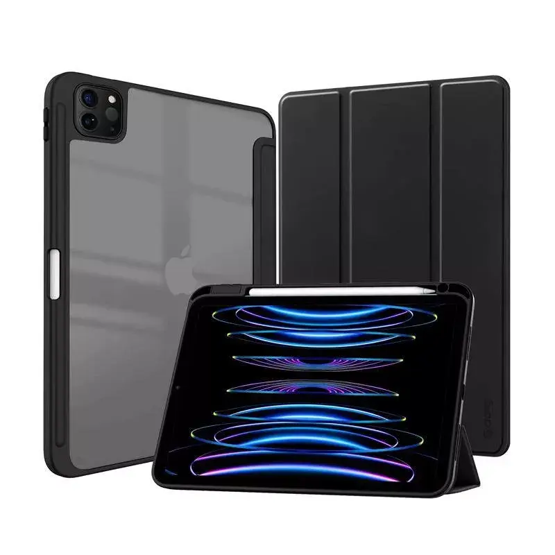 Folio Case Crong CRG-PRF-IPD11-BLK voor iPad Pro 11 2022 2021