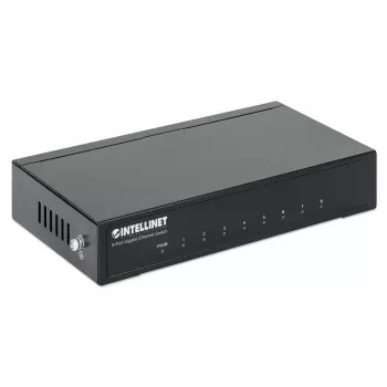 Intellinet 8-poorts Gigabit Ethernet-switch, desktopformaat, metalen behuizing, IEEE 802.3az (Energy Efficient Ethernet)