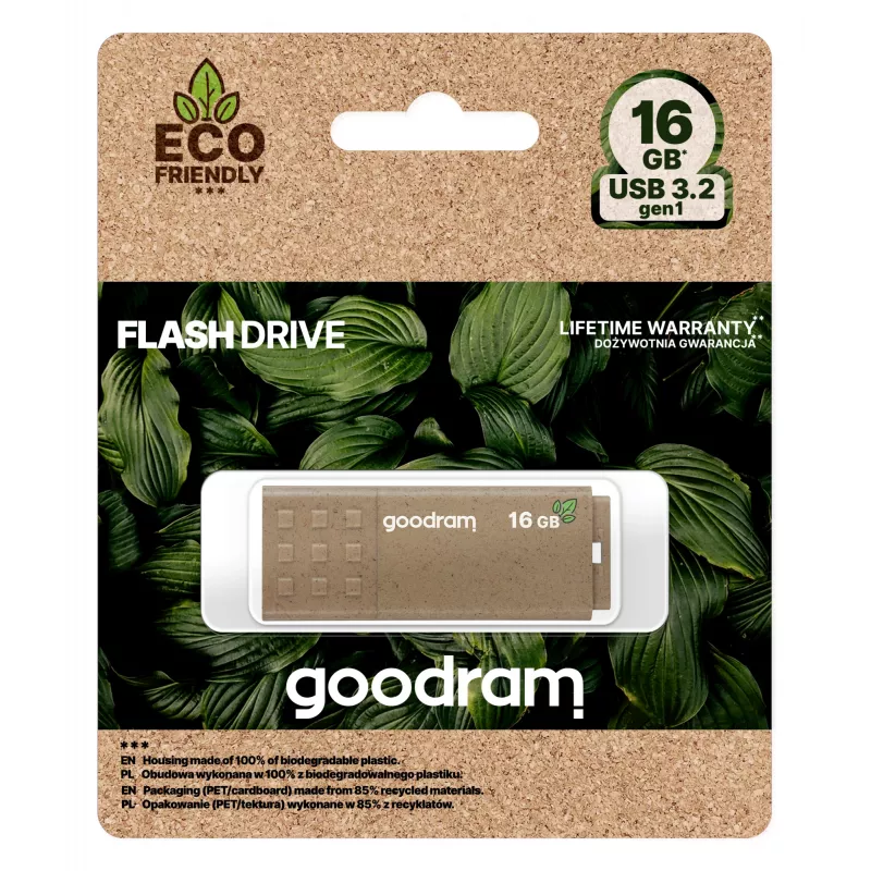 USB-stick GOODRAM UME3 16 GB USB Type-A 3.2 Gen 1 (USB 3.0), bruin, 60 MB/s lezen, 20 MB/s schrijven