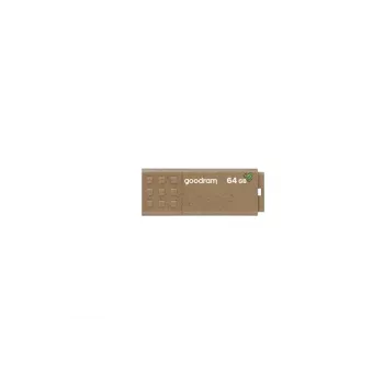USB-stick GOODRAM UME3 64 GB, USB Type-A 3.2 Gen 1, lezen 60 MB/s, schrijven 20 MB/s, bruin