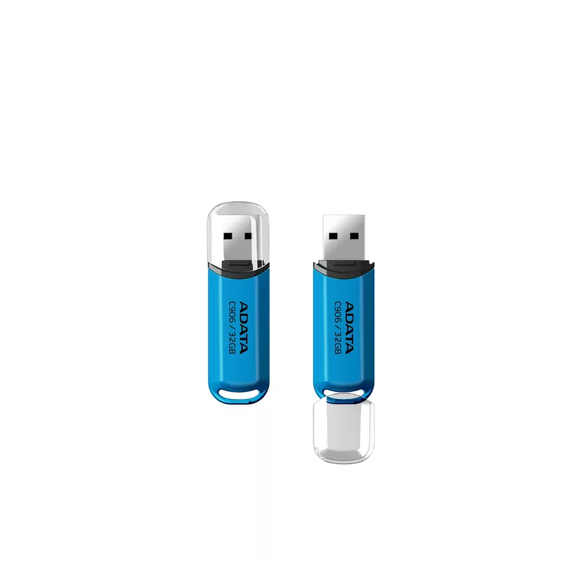 ADATA AC906-32G-RWB USB-stick 32 GB USB Type-A 2.0 blauw, transparant