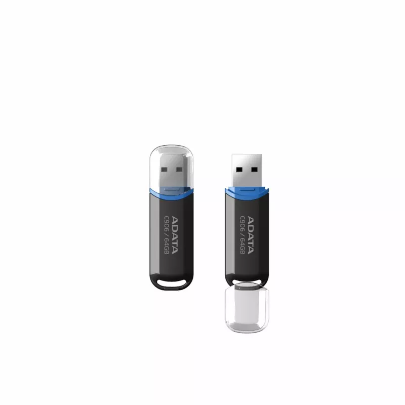 USB-flashdrive ADATA C906 64 GB USB Type-A 2.0, zwart, met kapbeveiliging