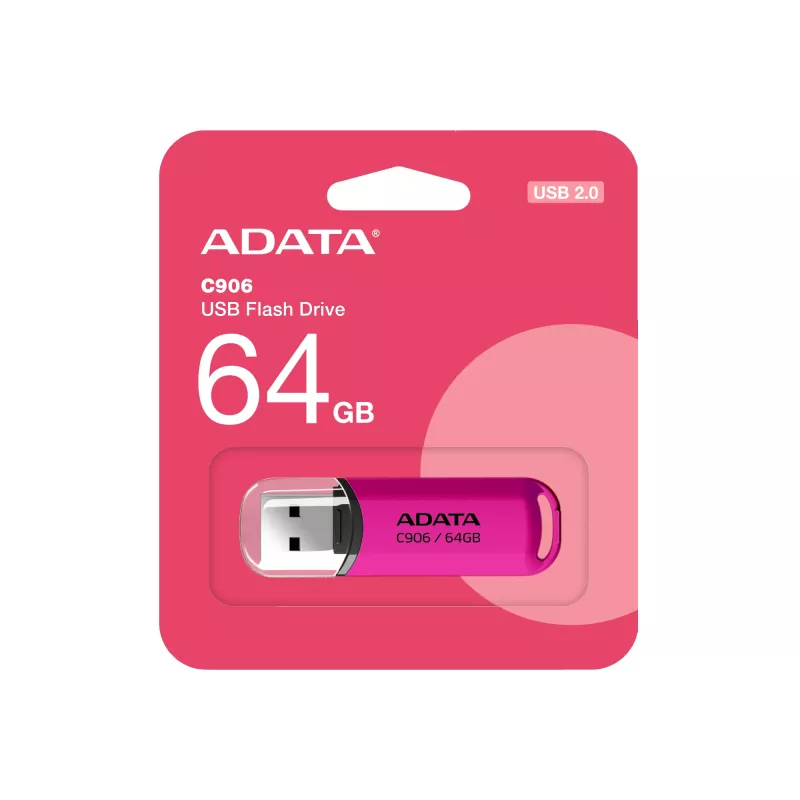 ADATA AC906-64G-RPP USB-stick 64 GB USB Type-A 2.0 roze