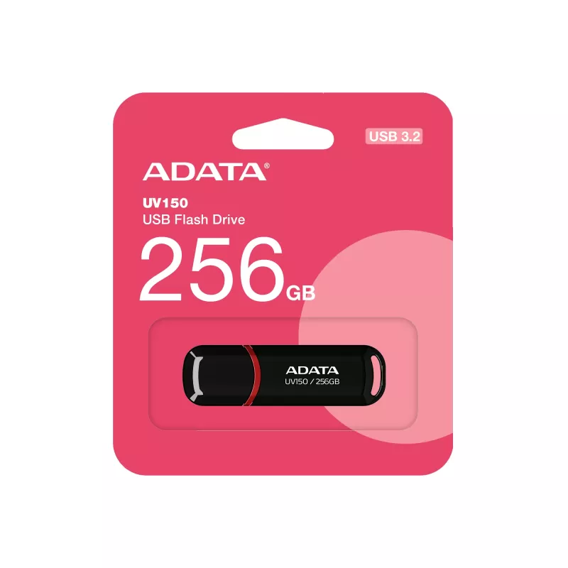 ADATA UV150 USB-stick 256 GB USB Type-A 3.2 Gen 1 (3.1 Gen 1) zwart
