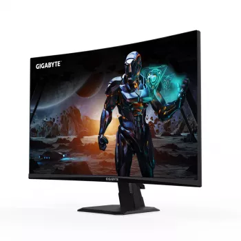 GIGABYTE GS27FC 27 inch FHD curved gaming-monitor – 1920 x 1080, 180 Hz, 1 ms, 250 cd/m², FreeSync Premium, HDR-geschikt, HDMI 2.0, DisplayPort 1.4