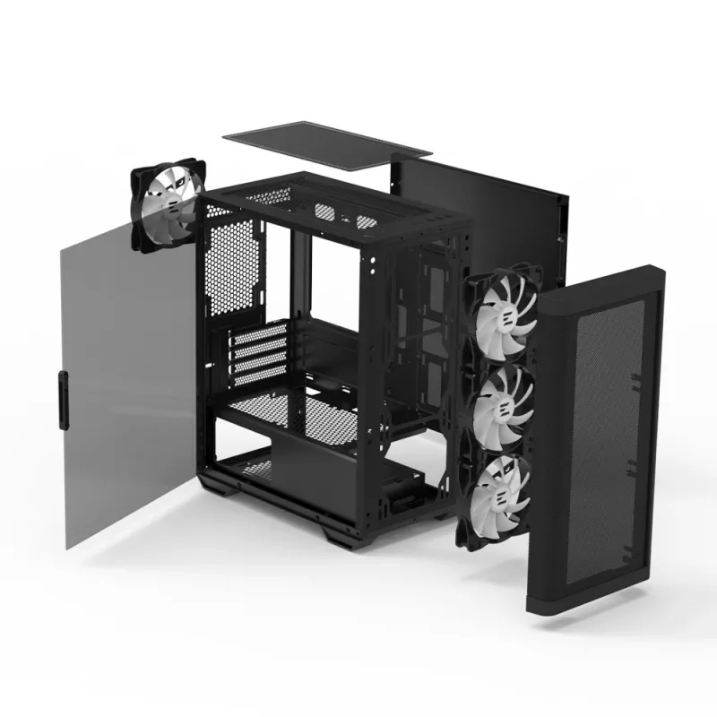 Zalman M4 zwart mini tower