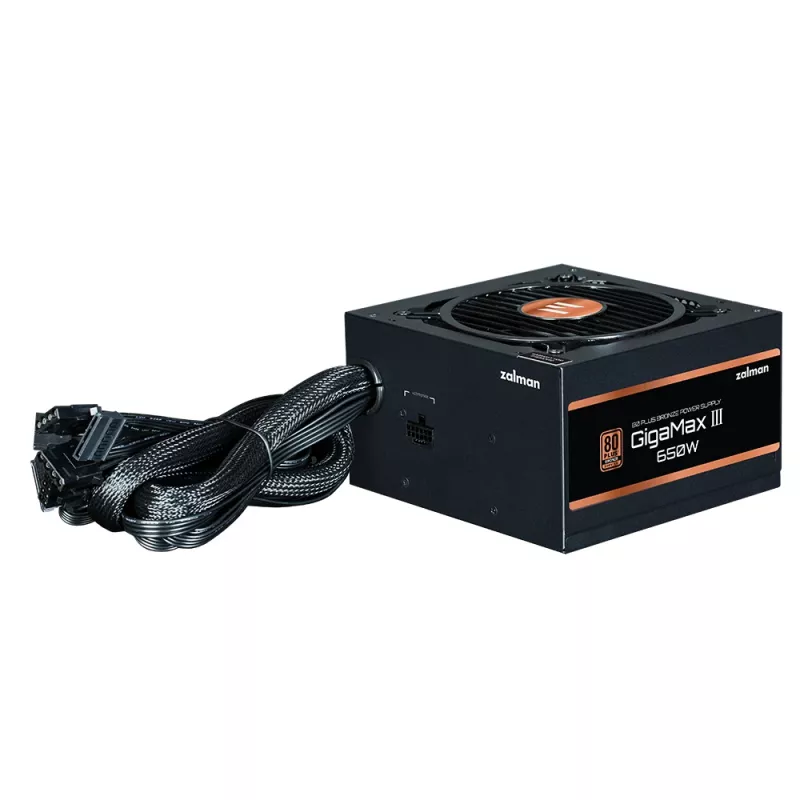 Zalman GigaMax III voeding 650 W ATX zwart