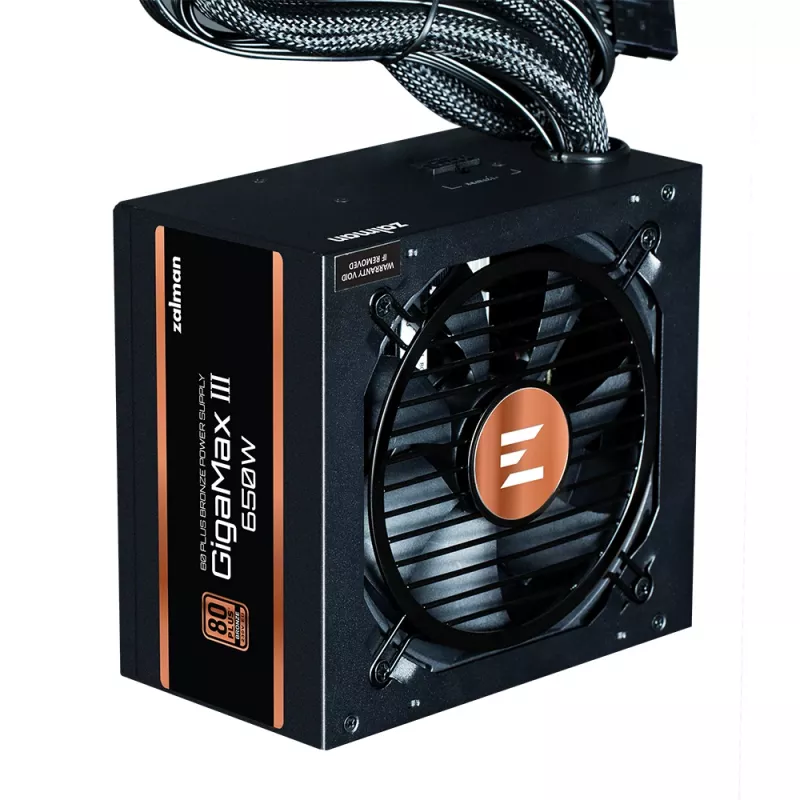 Zalman GigaMax III voeding 650 W ATX zwart