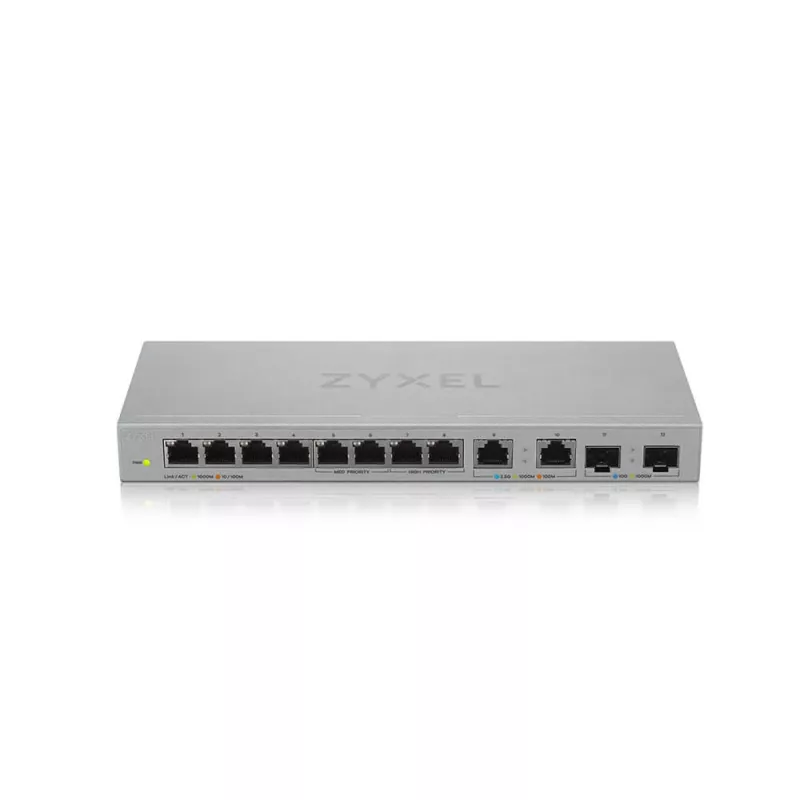Zyxel XGS1010-12-ZZ0102F netwerk-switch unmanaged Gigabit Ethernet (10/100/1000) grijs