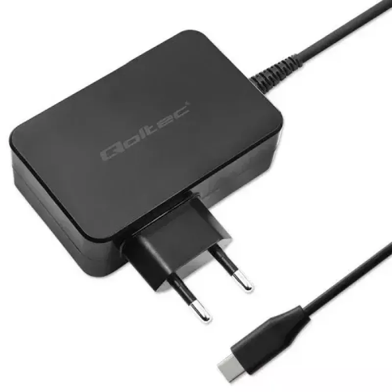 Oplader Qoltec 52388 Indoor Fast Charging 20V 5A zwart