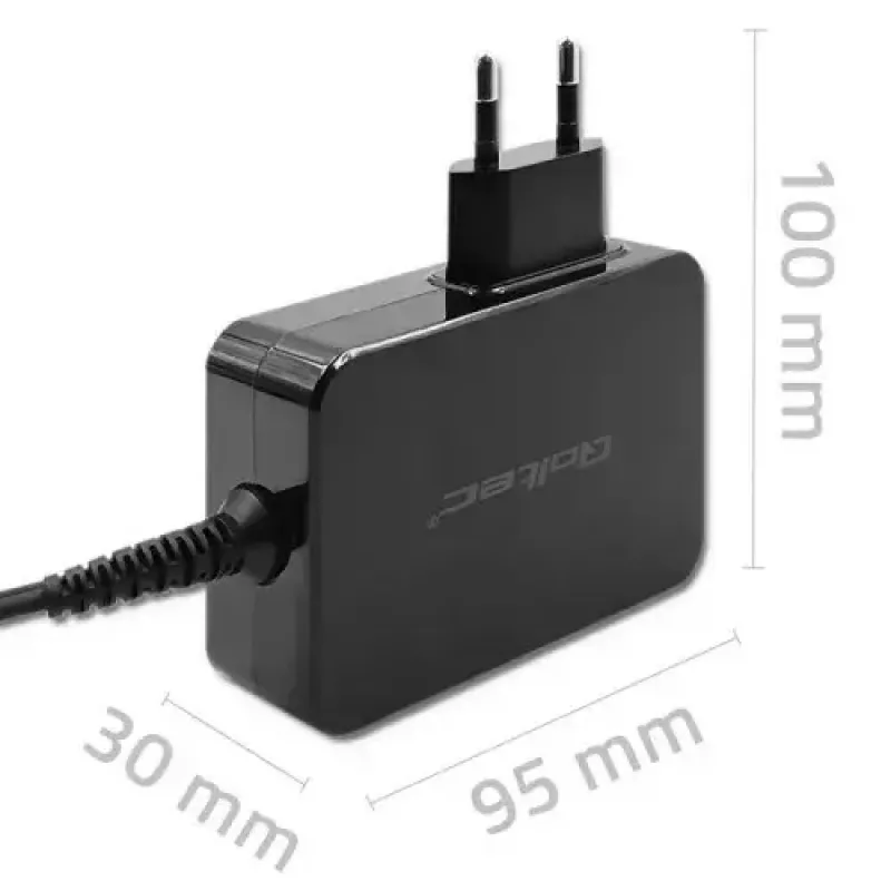 Oplader Qoltec 52388 Indoor Fast Charging 20V 5A zwart