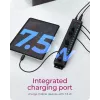 ICY BOX 17-poorts hub met USB 3.2 Gen 1 Type-A interface, USB 3.2 Gen 1 (3.1 Gen 1) Type-A, USB 3.2 Gen 1 (3.1 Gen 1) Type-A, USB Type-B, 5000 Mbit/s, zwart, China, DC