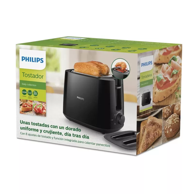 Philips Daily Collection HD2582/90 toaster 8 2 sneetjes 830 W