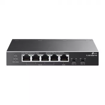 TP-Link TL-SG1005P-PD netwerkswitch Gigabit Ethernet (10/100/1000) Power over Ethernet (PoE) zwart