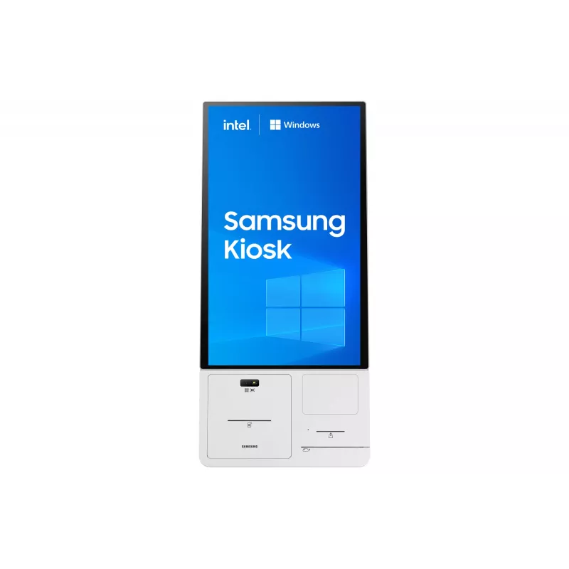 Samsung KM24C-3 LH24KMC3BGCXEN kiosk, 61 cm (24 inch) Full HD 1920x1080 mat touchscreen, 250 cd/m², Intel Core i3, 256 GB flash, Windows 10 IoT Enterprise, 16/7