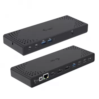 i-tec USB-C Triple Display Docking Station Gen 2 Power Delivery 100W bedraad 3.2