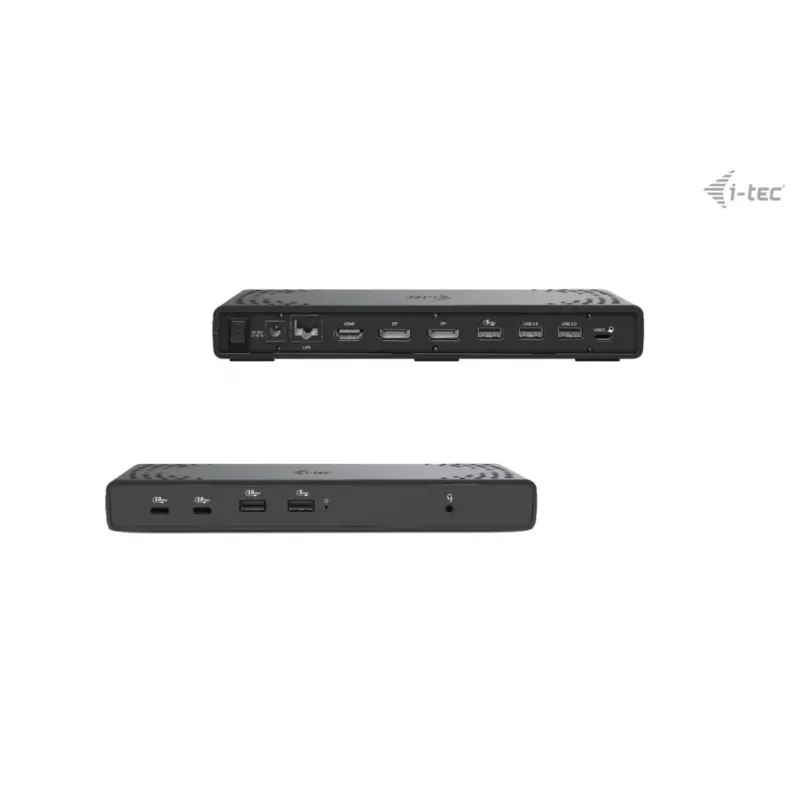 i-tec USB-C Triple Display Docking Station Gen 2 Power Delivery 100W bedraad 3.2
