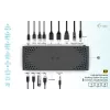 i-tec USB-C Triple Display Docking Station Gen 2 Power Delivery 100W bedraad 3.2