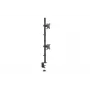 DIGITUS monitorhouder verticaal 17–32 inch, max. 8 kg per monitor, tafelklem of tafeldoorvoer