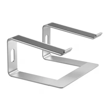Laptopstandaard Gembird NBS-D1-01 aluminium zilver voor notebooks tot 39,6 cm (15,6 inch), 5 kg draagvermogen