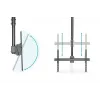 DIGITUS universele tv-plafondhouder 37-70 inch 560-910 mm zwart
