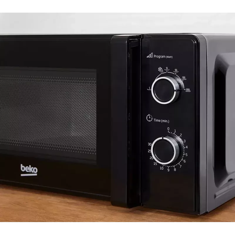 Beko MOC20100WFB solo magnetron, 700 W, 20 l, draaiplateau van 24,5 cm, mechanische bediening, wit