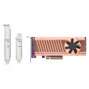 QNAP QM2-2P-384A interfacekaarten/adapters intern M.2 PCIe 3.0 32 Gbit/s