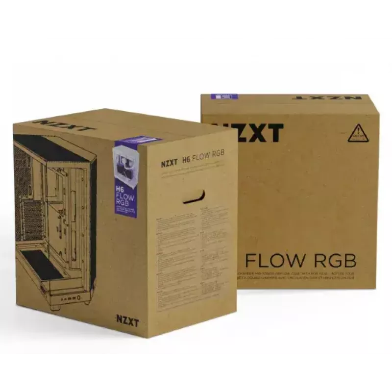 PC-behuizing NZXT H6 Air Flow midi tower zwart