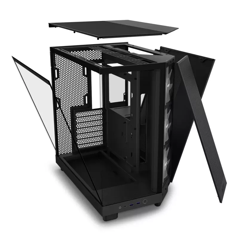 PC-behuizing NZXT H6 Air Flow midi tower zwart