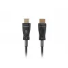 HDMI-kabel LANBERG CA-HDMI-30FB-0100-BK 10 m, HDMI Type-A 2.1, 48 Gbit/s, 144 Hz, HDR, ARC, Ethernet
