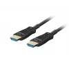 HDMI-kabel LANBERG CA-HDMI-30FB-0100-BK 10 m, HDMI Type-A 2.1, 48 Gbit/s, 144 Hz, HDR, ARC, Ethernet